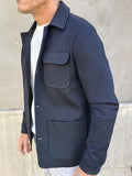 GIACCA OVERSHIRT CON TASCHE A TOPPE TELAMIRA