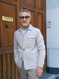GIACCA OVERSHIRT CON TASCHE A TOPPE TELAMIRA