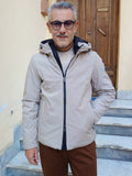 PARKA LUNGHEZZA MEDIA CON CAPPUCCIO MARKUP