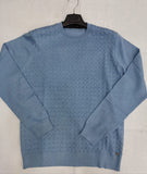 MAGLIA GIROCOLLO UNITO CON TRECCE MARKUP