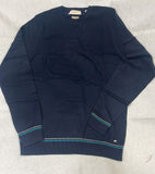 MAGLIA GIROCOLLO CON INTARSIO MARKUP