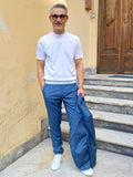 T-SHIRT GIROCOLLO IN FILO DI COTONE MARKUP