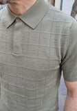 POLO 4 BOTTONI CON DISEGNO JACQUARD IN FILO DI COTONE MARKUP
