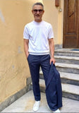 ABITO DUE BOTTONI SPIGATO TINTA SU TINTA MOLO14