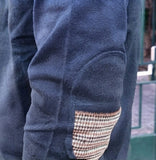 MAGLIA GIROCOLLO CON TOPPE COLORATE AI GOMITI MARKUP