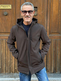 PARKA SOFTSHELL CON CAPPUCCIO MARKUP