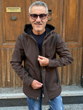 PARKA SOFTSHELL CON CAPPUCCIO MARKUP