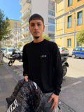 MAGLIA GIROCOLLO CON RICAMO LATO CUORE ICON