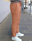 PANTALACCIO TESSUTO GOFFRATO STRETCH 17 TREQUARTI BY NAIF